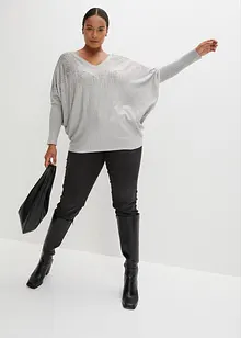 Trui met strass, bonprix