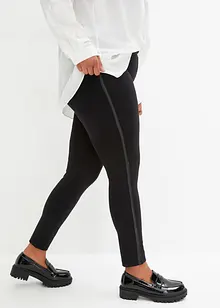 Punto di roma legging met imitatieleer, bonprix