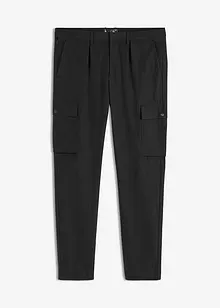 Regular fit cargo broek met bandplooien, tapered, bpc selection