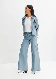 Extra wijde cargo jeans, bonprix