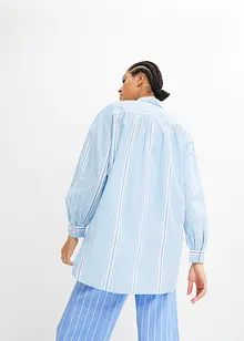 Gestreepte overhemdblouse, oversized, bonprix