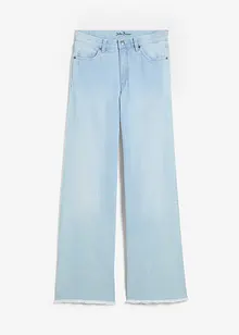 Wide leg stretch jeans high waist, bonprix