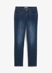 Stretch jeans mid waist, straight, bonprix