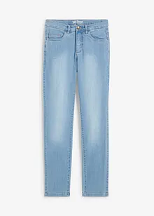 Stretch jeans mid waist, straight, bonprix