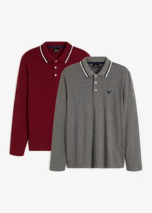 Poloshirt van biologisch katoen (set van 2), bonprix