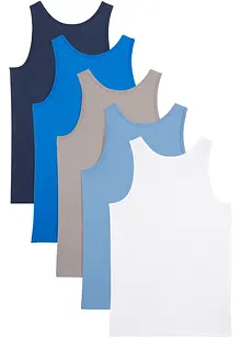 Hemd met zacht katoen (set van 5), bonprix
