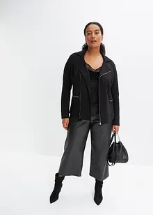 Biker jas in een viscosemix, bonprix