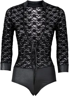 Body ouvert met lange mouwen, bonprix