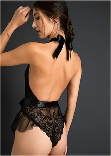 Body ouvert van kant, bonprix