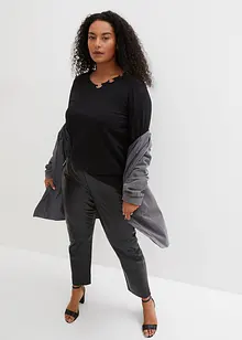 Longsleeve met eyelets, bonprix