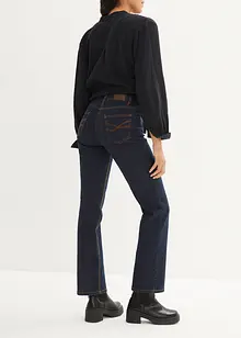 Mid waist stretch jeans, straight, bonprix