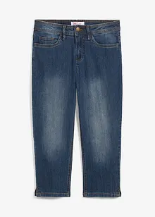 Slim fit jeans met mid waist, cropped, bonprix