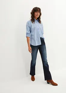 Stretch jeans mid waist, bootcut, bonprix