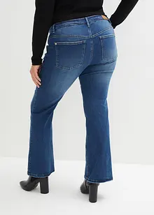 Mid waist stretch jeans, bootcut, bonprix