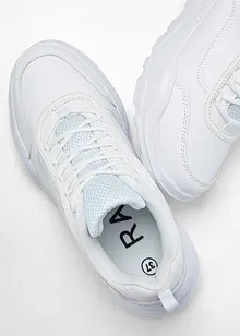 Chunky sneakers met een lichte zool, bonprix