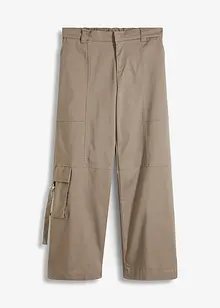 Satijnen cargo broek, bonprix