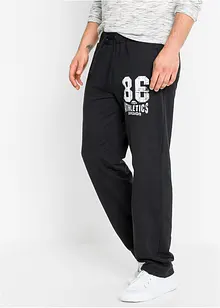 Joggingbroek van biologisch katoen met sportieve details, bonprix