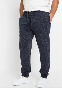 gemêleerde joggingbroek met geribde boorden, bonprix