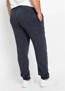 gemêleerde joggingbroek met geribde boorden, bonprix