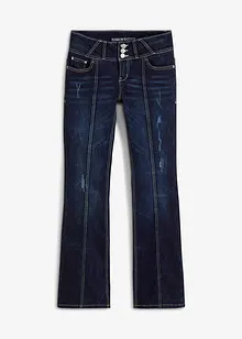 Bootcut jeans mid waist, stretch, bonprix