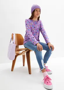 Shirt met lange mouwen van puur biologisch katoen (set van 3), bonprix