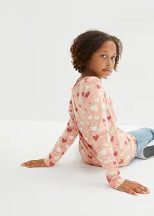 Shirt met lange mouwen van puur biologisch katoen (set van 3), bonprix