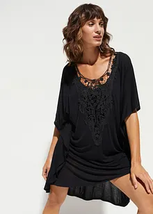 Transparante strandtuniek van viscose, bonprix