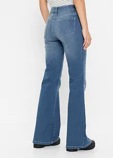 Bootcut jeans mid waist met biologisch katoen, bonprix