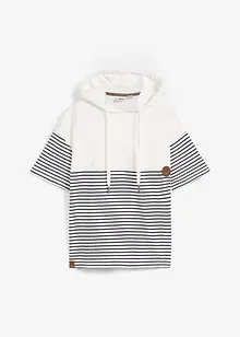 Hoodie met korte mouwen, bonprix