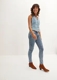 Corrigerende skinny jeans, mid waist, bonprix