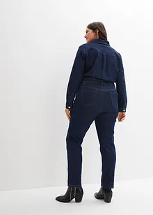 Straight jeans jumpsuit, cropped, John Baner JEANSWEAR