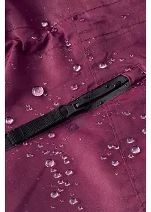 waterdichte functionele outdoor-overgangsjas met capuchon, 2-in-1-look, bonprix