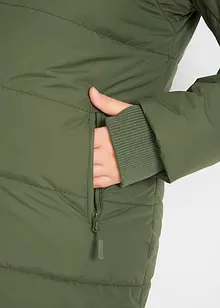 Lange, gewatteerde outdoor jas, waterafstotend, bonprix