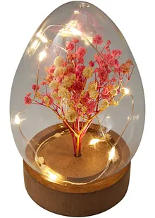 LED ornament ei met gedroogde bloemen, bonprix