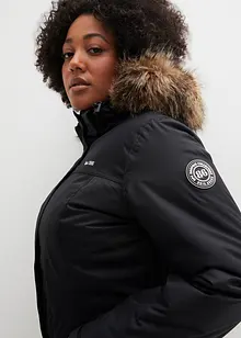 Lange outdoor jas met imitatiebont, waterdicht, bonprix