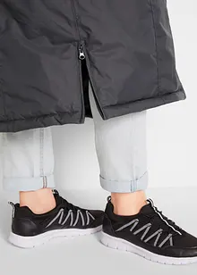 Lange outdoor jas met imitatiebont, waterdicht, bonprix