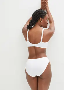 T-shirt bh met beugels en glanseffect (set van 2), bonprix