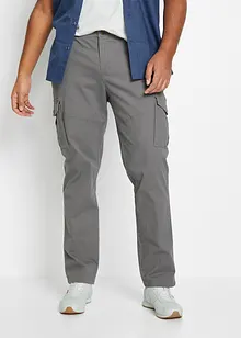 Slim fit stretch cargo broek, straight, bonprix