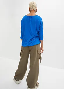 Oversized shirt in een viscosemix, bonprix