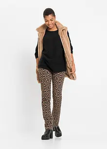 Geribde oversized trui van viscosemix, bonprix