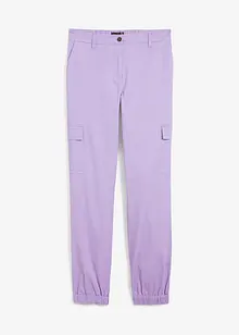 Cargo broek met stretch van katoen, bonprix