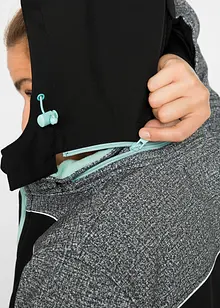 Softshell jas met reflecterende details, waterafstotend, bonprix