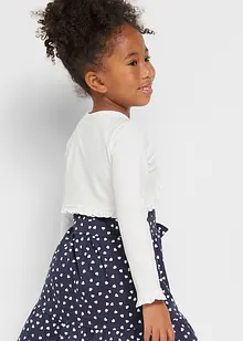 Meisjes shirt bolero met biologisch katoen, bonprix