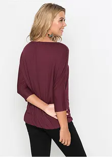 Oversized shirt in een viscosemix, bonprix