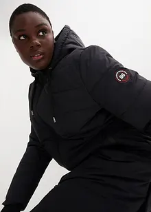 Lange gewatteerde outdoor jas, waterafstotend, bonprix