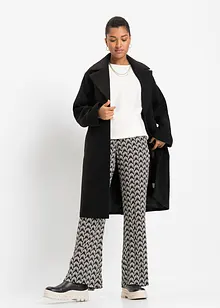 Geribde oversized trui in een viscosemix, bonprix