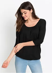 Oversized shirt in een viscosemix, bonprix