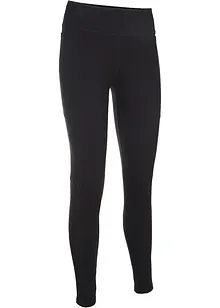 Ultrazachte sportlegging met zakken opzij, cropped, bonprix
