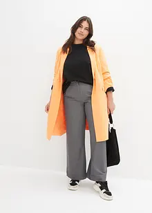 Wijde bandplooibroek met high waist comfortband, bonprix