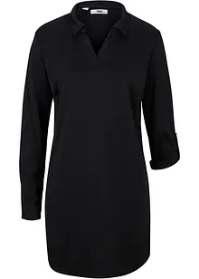 Punto di roma polo longshirt met zijsplitten, bonprix